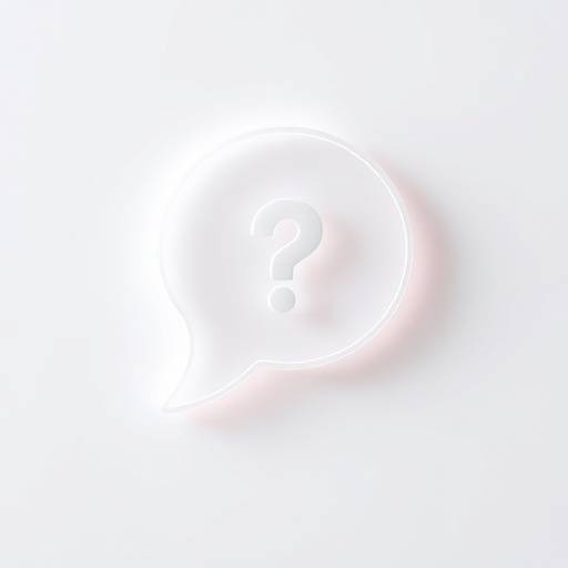 Icon representing frequently asked questions, depicted as a speech bubble with a question mark inside.